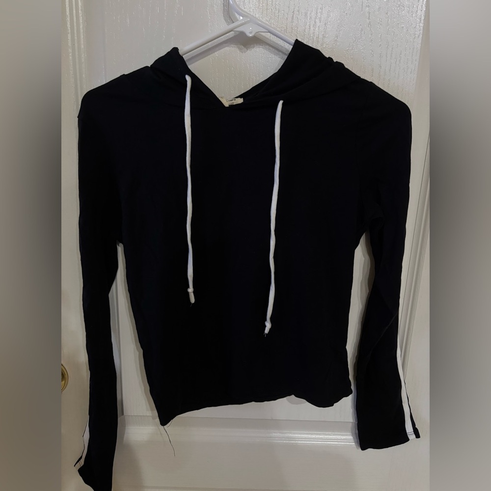 Heart Hips Black Hoodie Sweatshirt
